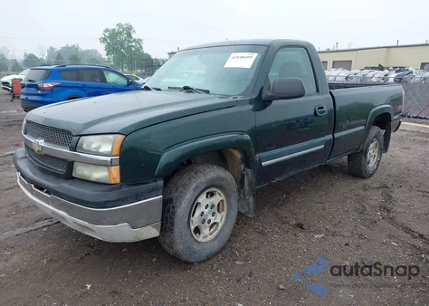 2004 Chevrolet Silverado 1500 Z71 из США, поврежденный, VIN 1GCEK14T84E219016